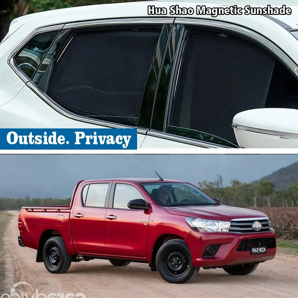 For TOYOTA HILUX REVO ROCCO Rogue Pickup 2016 -2024 Magnetic Car Sunshade Shield Windshield Frame Curtain Sun Shades Accessories
For TOYOTA HILUX REVO ROCCO Rogue Pickup 2016 -2024 Magnetic Car Sunshade Shield Windshield Frame Curtain Sun Shades Accessories