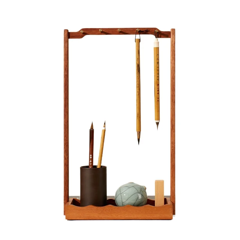 rosewood pen holder pen hanging multi-functional calligraphy shelf new Chinese desktop pen holder simple study four
rosewood pen holder pen hanging multi-functional calligraphy shelf new Chinese desktop pen holder simple study four