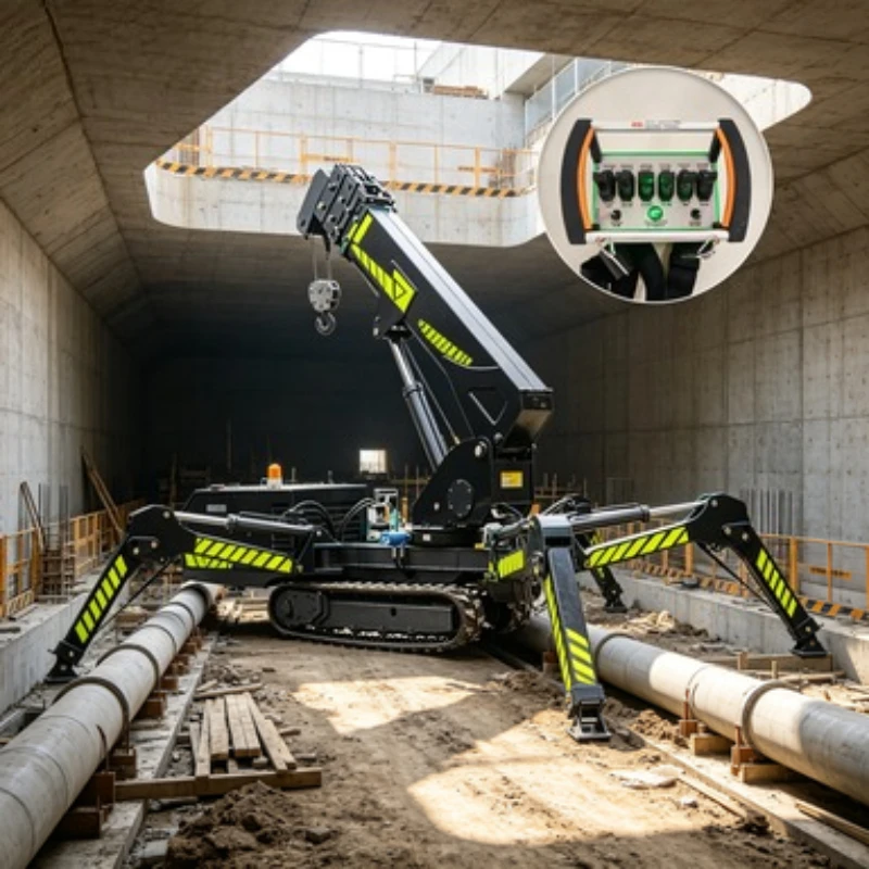3T Spider Crane 9.2m Max Lift U-Shaped Boom for Building Material Transport
3T Spider Crane 9.2m Max Lift U-Shaped Boom for Building Material Transport