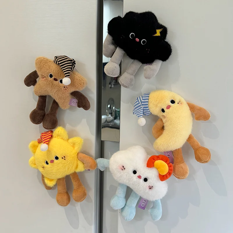 15CM Weather Plush Magnet Toy Whiteboard & Fridge Decor Cartoon Clouds Stars Moon Sun Plush Doll New Home Decoration Gifts
15CM Weather Plush Magnet Toy Whiteboard & Fridge Decor Cartoon Clouds Stars Moon Sun Plush Doll New Home Decoration Gifts