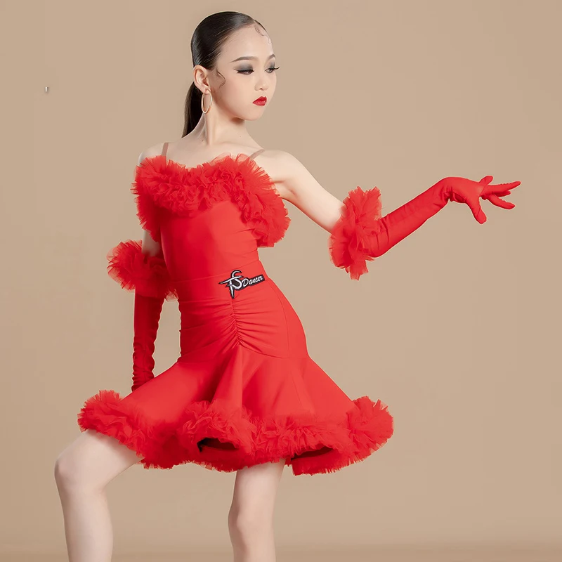 2024 New High End Latin Dance Dress For Girls Red Sling Tops Split Skirts Suit Chacha Rumba Tango Kids Latin Costumes DN17976
2024 New High End Latin Dance Dress For Girls Red Sling Tops Split Skirts Suit Chacha Rumba Tango Kids Latin Costumes DN17976