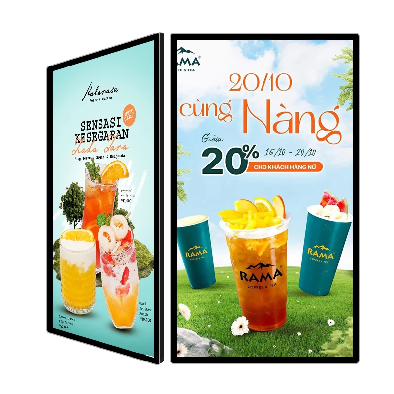 Multi TV Wall Horizontal or Vertical Screen Hanging Wall Mount Digital Menu Board for Restaurant
Multi TV Wall Horizontal or Vertical Screen Hanging Wall Mount Digital Menu Board for Restaurant