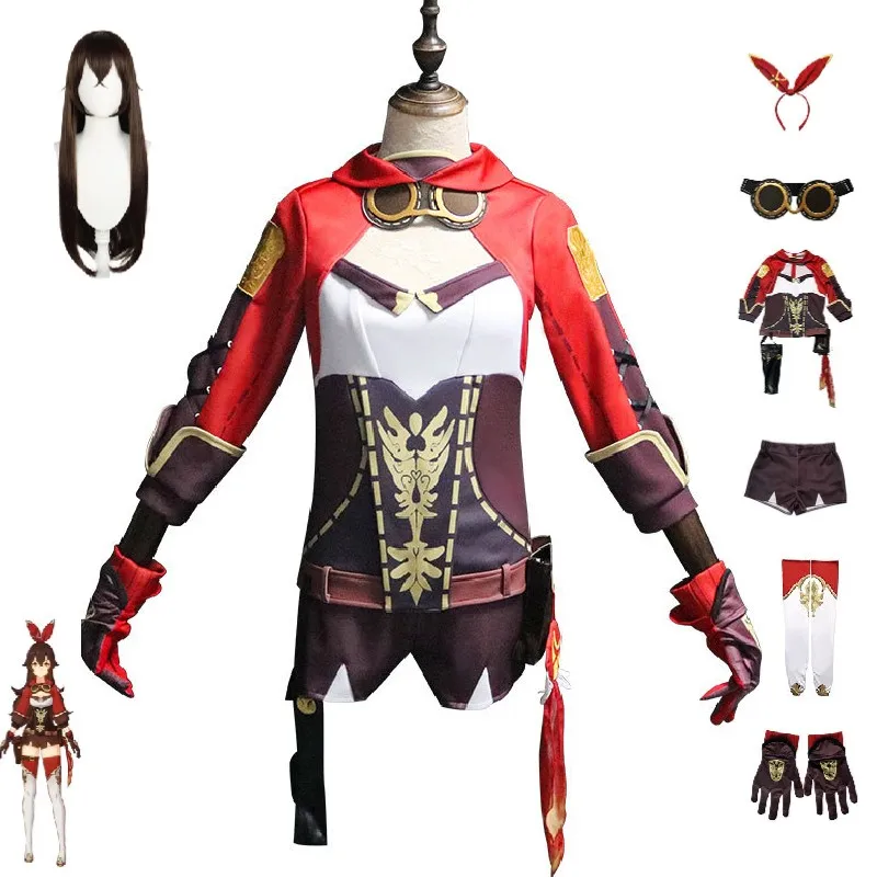 Game Genshin Impact Cosplay Costume Amber Aldult Unisex Top Shorts Socks Headdress Wig Halloween Party Anime Combat Uniform Suit
Game Genshin Impact Cosplay Costume Amber Aldult Unisex Top Shorts Socks Headdress Wig Halloween Party Anime Combat Uniform Suit