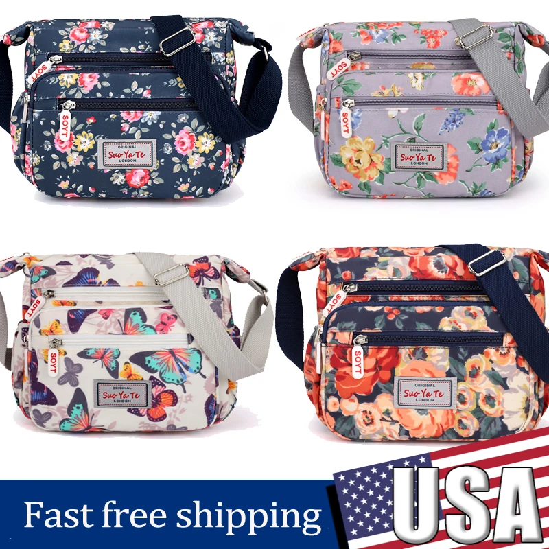 Fashion Multi-Pocket Crossbody Handbags Floral Pattern Female Shoulder Bag for Shopping Messenger Bags Waterproof Crossbody Bag
Fashion Multi-Pocket Crossbody Handbags Floral Pattern Female Shoulder Bag for Shopping Messenger Bags Waterproof Crossbody Bag
