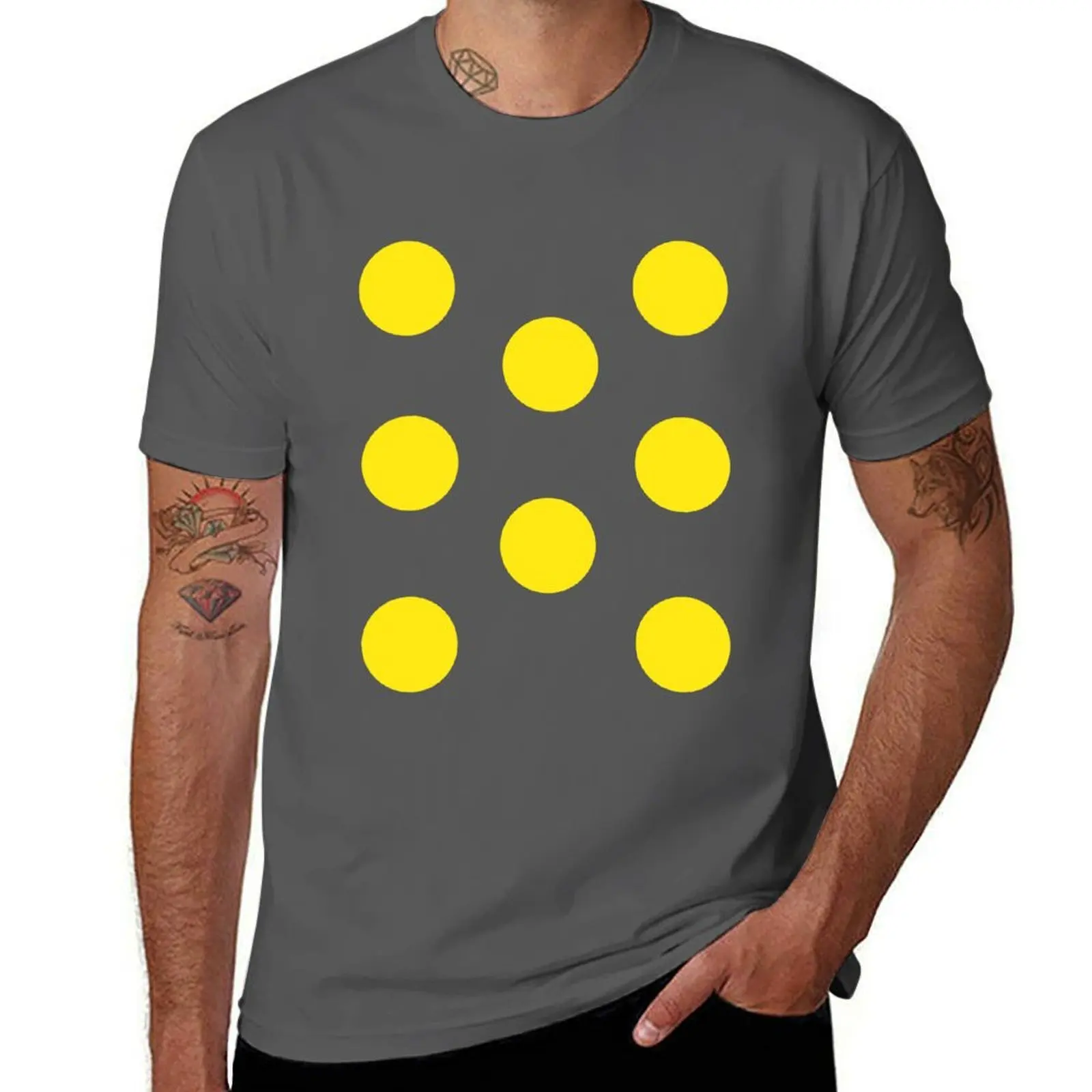 Yellow Black Dots On Dusty Polka Dot Rhodes Polka T-Shirt Fitness Quick Dry Short Sleeve Top
Yellow Black Dots On Dusty Polka Dot Rhodes Polka T-Shirt Fitness Quick Dry Short Sleeve Top