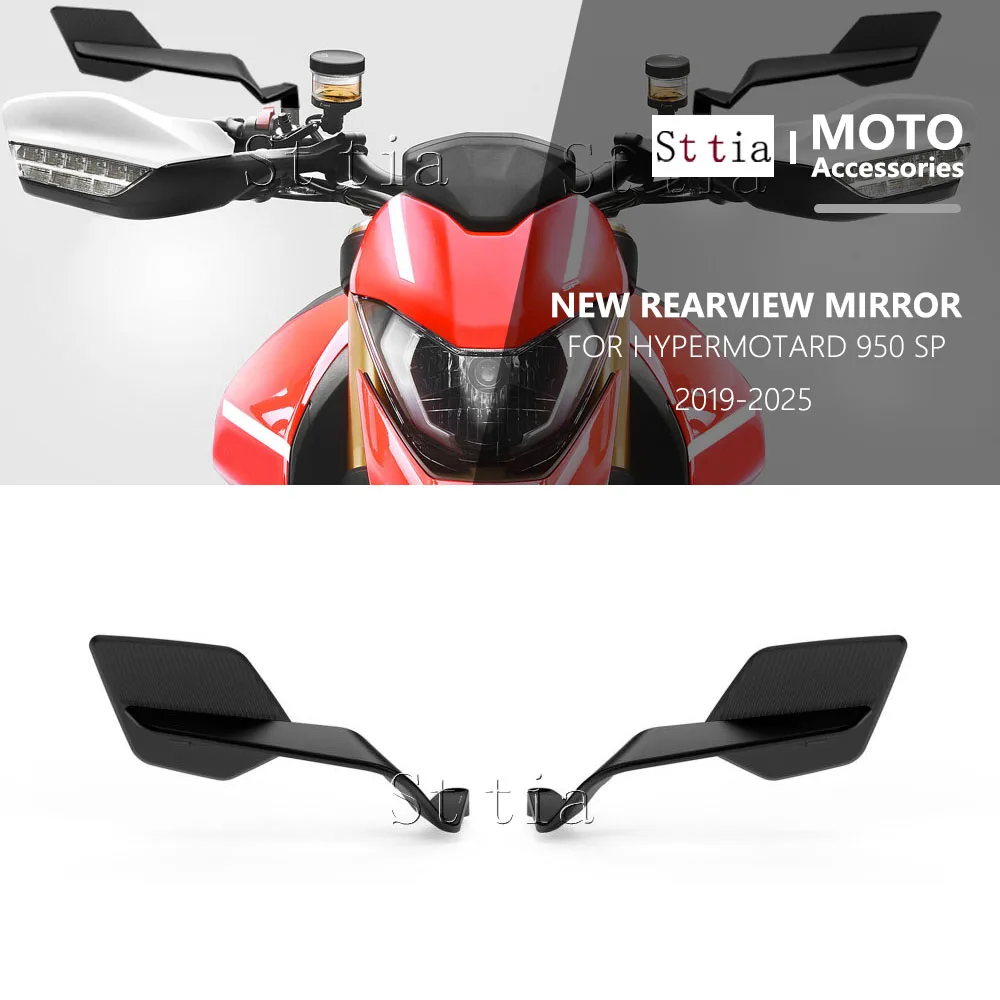 Новое зеркало заднего вида для мотоцикла, подходящее для Ducati Hypermotard 950 HYPERMOTARD 950 SP 2019-2025, комплект регулируемых боковых зеркал с крылышками
Новое зеркало заднего вида для мотоцикла, подходящее для Ducati Hypermotard 950 HYPERMOTARD 950 SP 2019-2025, комплект регулируемых боковых зеркал с крылышками