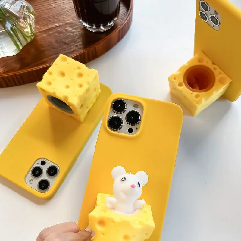 New INS Funny Squishy Toy Cheese Mouse Soft Phone Case For iPhone 13 12 11 8 7 6s 6 X XS XR Mini Pro Max Plus Protective Cover
New INS Funny Squishy Toy Cheese Mouse Soft Phone Case For iPhone 13 12 11 8 7 6s 6 X XS XR Mini Pro Max Plus Protective Cover
