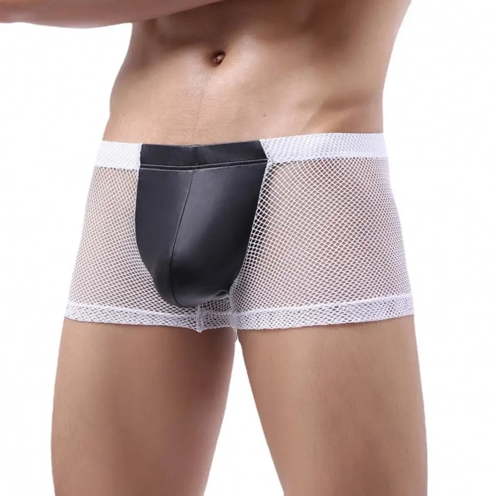 Mens Sexy Lingerie Mesh See Through Boxer Shorts Breathable Underwear Mid-rise Panties Hollow Bulge Pouch Trunks Underpants
Mens Sexy Lingerie Mesh See Through Boxer Shorts Breathable Underwear Mid-rise Panties Hollow Bulge Pouch Trunks Underpants