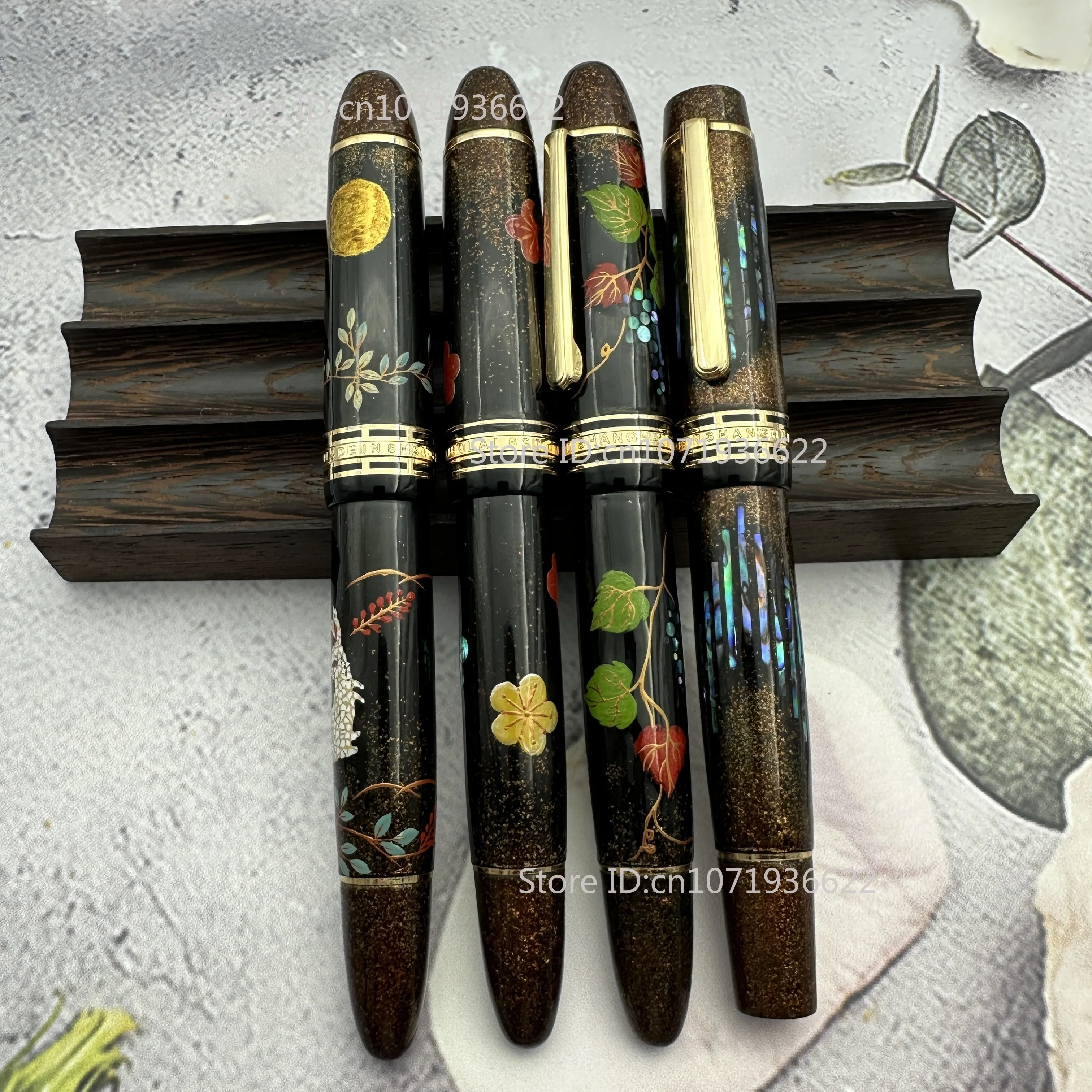 Wingsung 630/ADMOK 800 Raden Pattern Маки-эТрадиционная перламутровая перьевая ручка с поршнем, чернила для студентов, подарочная ручка для письма
Wingsung 630/ADMOK 800 Raden Pattern Маки-эТрадиционная перламутровая перьевая ручка с поршнем, чернила для студентов, подарочная ручка для письма