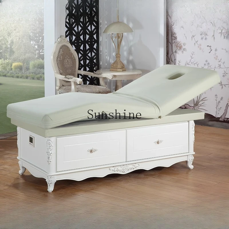 European-style carved advanced beauty salon special electric lifting massage bed household massage bed
European-style carved advanced beauty salon special electric lifting massage bed household massage bed