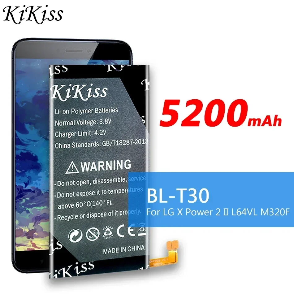 Для LG X Power 2 Аккумулятор емкостью 5200 мАч — расширенный срок службы батареи для телефонов LG
Для LG X Power 2 Аккумулятор емкостью 5200 мАч — расширенный срок службы батареи для телефонов LG