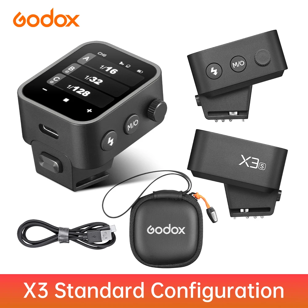 Godox X3 TTL HSS 2.4G Wireless Flash Trigger OLED Touch Screen Transmitter Quick Charge for Canon Nikon Sony Fujifilm
Godox X3 TTL HSS 2.4G Wireless Flash Trigger OLED Touch Screen Transmitter Quick Charge for Canon Nikon Sony Fujifilm