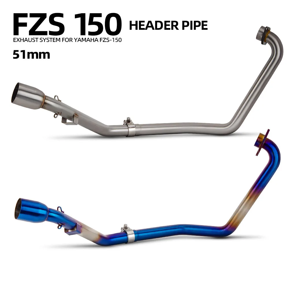 Slip On For YAMAHA FZS150 FZ-S 150 Motorcycle Exhaust Connect 51MM Muffler Modify Front Middle Link Pipe Escape Moto
Slip On For YAMAHA FZS150 FZ-S 150 Motorcycle Exhaust Connect 51MM Muffler Modify Front Middle Link Pipe Escape Moto