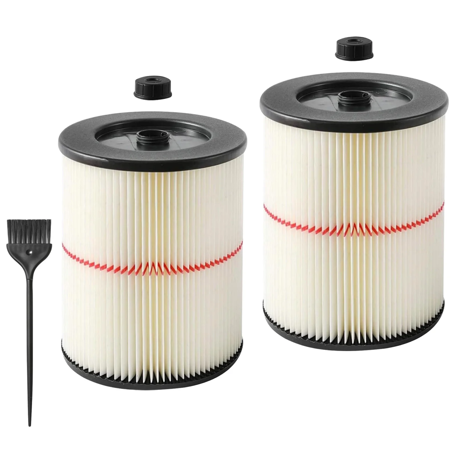 2 Pack Filter + Brush for Craftsman Shop Vac 17816 9-17816 Wet Dry Vacuum Cartridge Filter
2 Pack Filter + Brush for Craftsman Shop Vac 17816 9-17816 Wet Dry Vacuum Cartridge Filter