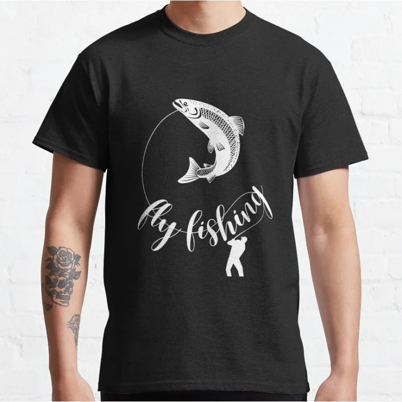Fly fishing - fish on the line Outdoors sport gift for fishermen Short-sleeve crewneck T-shirt large size Adult Tops S-6xl
Fly fishing - fish on the line Outdoors sport gift for fishermen Short-sleeve crewneck T-shirt large size Adult Tops S-6xl