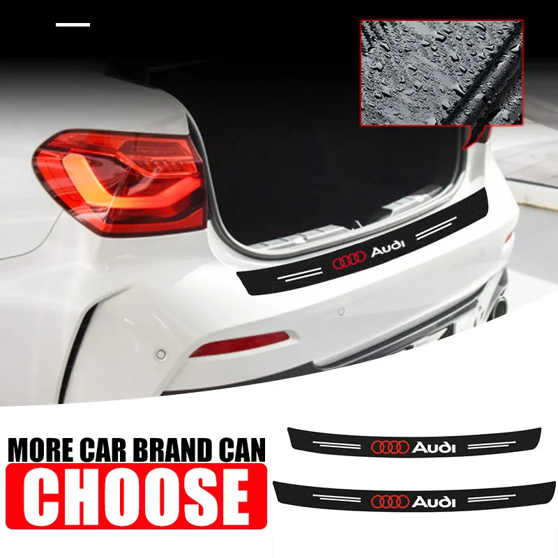 Carbon Fiber Car Rear Bumper Trunk Guard Protected Sticker for Audi Sline B9 B8 B7 B5 B6 A1 A7 A8 Q2 Q3 Q5 Q7 A3 8P 8V 8L A5 A6
Carbon Fiber Car Rear Bumper Trunk Guard Protected Sticker for Audi Sline B9 B8 B7 B5 B6 A1 A7 A8 Q2 Q3 Q5 Q7 A3 8P 8V 8L A5 A6