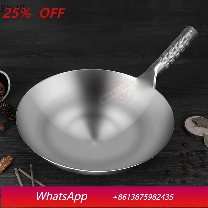 Stainless Steel Wok 32cm Professional Chef Cooking Pot Nonstick Woks Lightweight Wok Round Bottom For Gas Open Fire
Stainless Steel Wok 32cm Professional Chef Cooking Pot Nonstick Woks Lightweight Wok Round Bottom For Gas Open Fire
