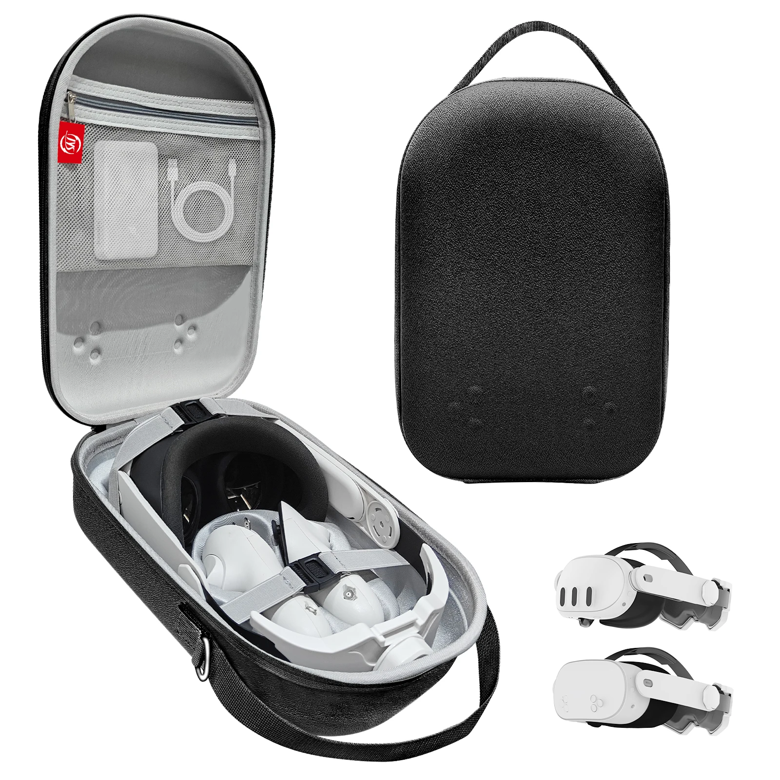 For Meta Quest3/3S VR glasses storage bag VR headset handle anti drop and scratch portable Travel Carrying Case
For Meta Quest3/3S VR glasses storage bag VR headset handle anti drop and scratch portable Travel Carrying Case