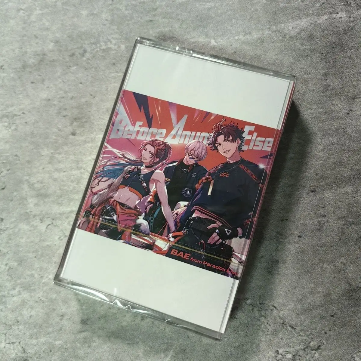 Лента BAE | Из программы Paradox Live: Перед всеми другими | Ретро-кассета с музыкой: коллекционная аудиокассета высокого качества для прослушивания
Лента BAE | Из программы Paradox Live: Перед всеми другими | Ретро-кассета с музыкой: коллекционная аудиокассета высокого качества для прослушивания