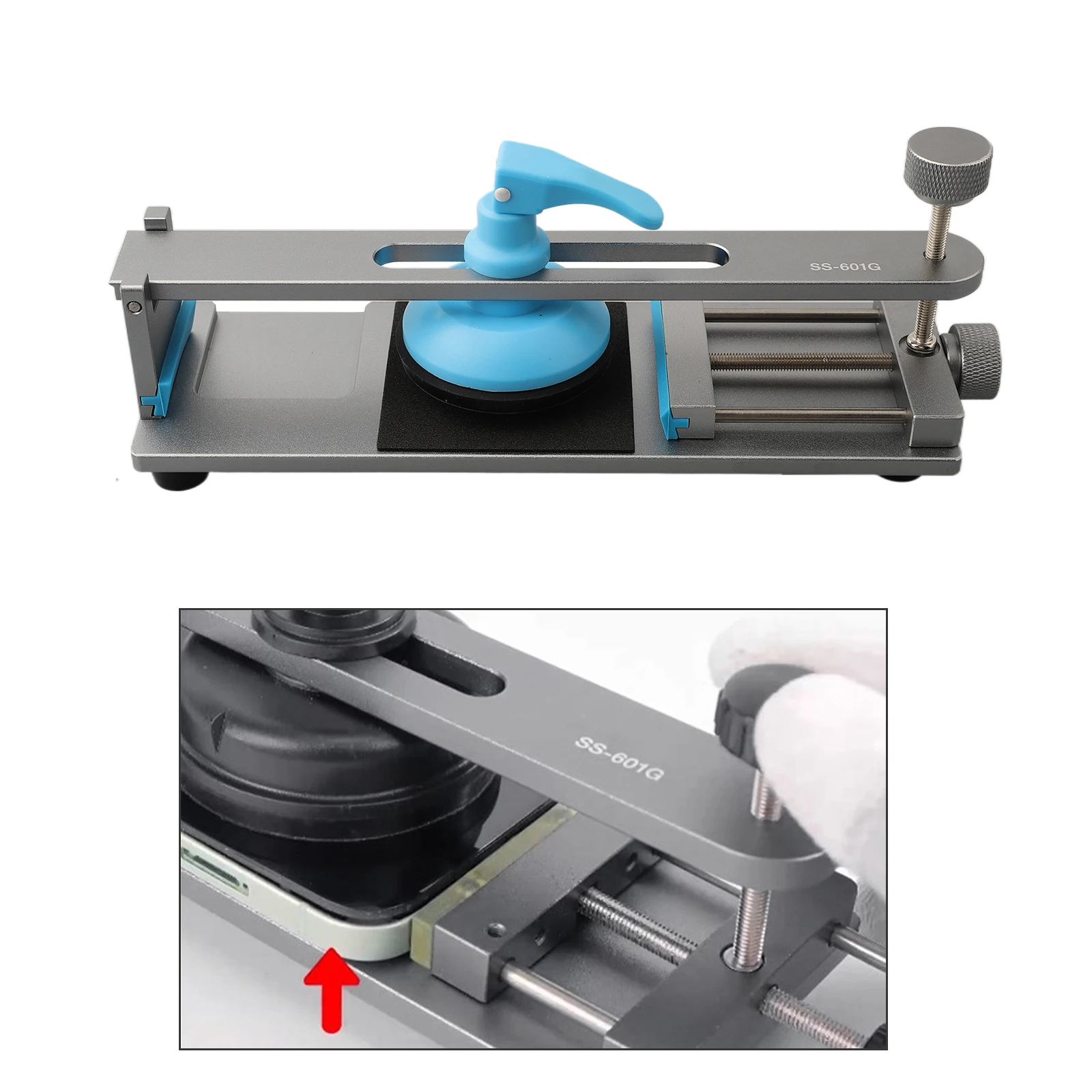 Reliable Safe Suction Cup Disassembly Work Separator Screen Separator LCD Screen SS-601G Aluminum Alloy Fixture
Reliable Safe Suction Cup Disassembly Work Separator Screen Separator LCD Screen SS-601G Aluminum Alloy Fixture
