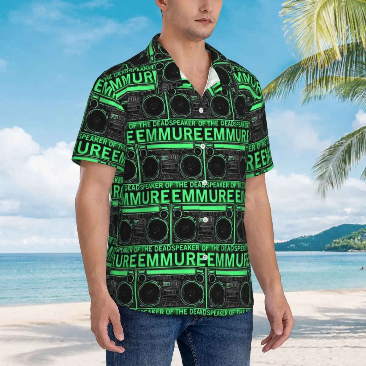 Emmure Speaker Of The Dead Hawaiian Shirts Funny Men Short Sleeve Shirt for Summer Beach Men's Button Tops
Emmure Speaker Of The Dead Hawaiian Shirts Funny Men Short Sleeve Shirt for Summer Beach Men's Button Tops