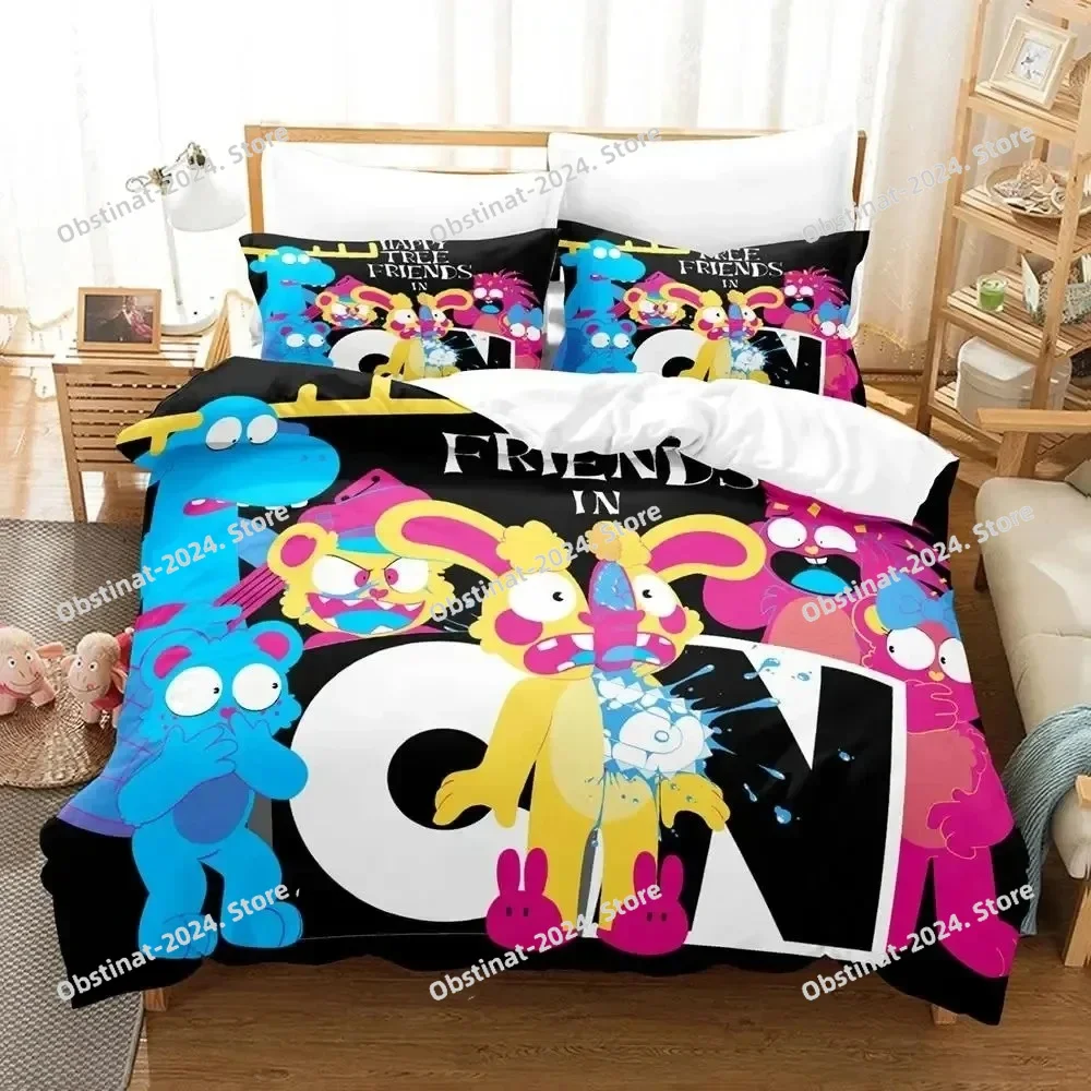 Cartoon Happy Tree Friends Bedding Set Printed Bed Set Duvet Cover Sheet Pillowcase Bed Soft Quilt Cover Full Queen King Size
Cartoon Happy Tree Friends Bedding Set Printed Bed Set Duvet Cover Sheet Pillowcase Bed Soft Quilt Cover Full Queen King Size