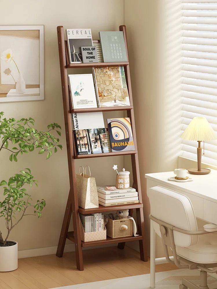 Medieval magazine rack Floor-to-ceiling children's newspaper rack Solid wood rattan magazine storage rack Household retro book d
Medieval magazine rack Floor-to-ceiling children's newspaper rack Solid wood rattan magazine storage rack Household retro book d