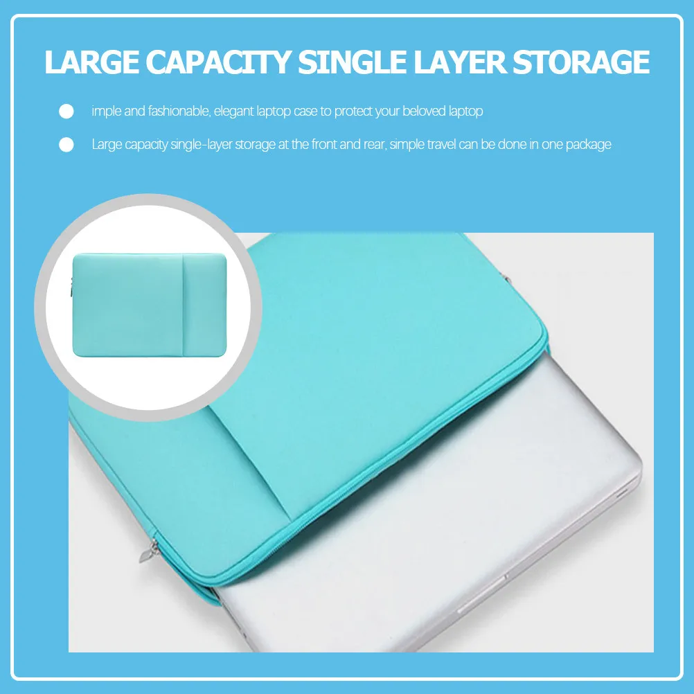 Premium Laptop Sleeve 14 Inch for Air M1 M2 M3 Lightweight Dust Scratch Bump Protection Portable Laptop
Premium Laptop Sleeve 14 Inch for Air M1 M2 M3 Lightweight Dust Scratch Bump Protection Portable Laptop