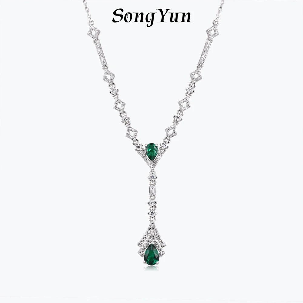 SONGYUN Luxury Jewelry 925 Sterling Silver Necklace Lab Grown Ruby Radiant Daily Wear for Women 18K Gold Plated Anniversary Neck
SONGYUN Luxury Jewelry 925 Sterling Silver Necklace Lab Grown Ruby Radiant Daily Wear for Women 18K Gold Plated Anniversary Neck