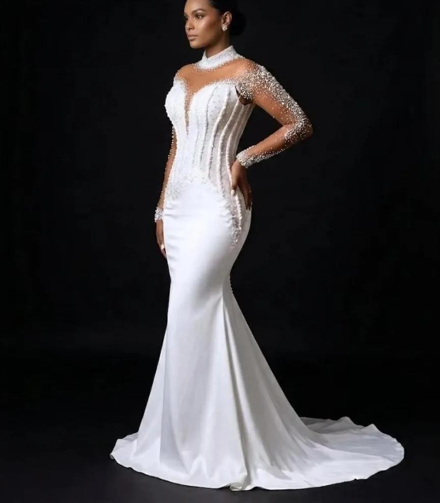 Elegant Satin Wedding Dress 2027 Detachable Sleeves Strapless Pleats Mermaid Bridal Dress Bride Party Gowns Vestido De Novias
Elegant Satin Wedding Dress 2027 Detachable Sleeves Strapless Pleats Mermaid Bridal Dress Bride Party Gowns Vestido De Novias