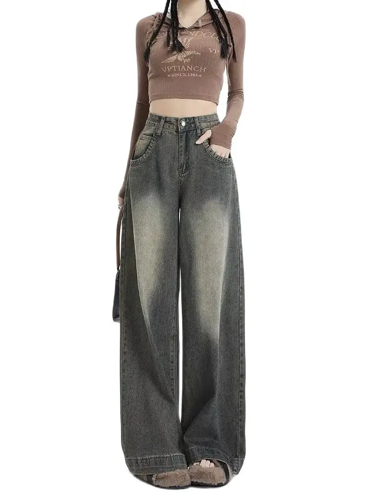 Women Blue Y2k Baggy Jeans Oversize Denim Trousers Streetwear Korean Loose Jean Pants Vintage Harajuku 2000s Trashy Clothes 2024
Women Blue Y2k Baggy Jeans Oversize Denim Trousers Streetwear Korean Loose Jean Pants Vintage Harajuku 2000s Trashy Clothes 2024