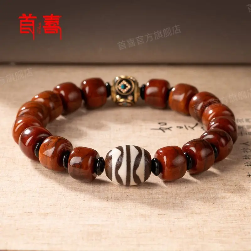 Tibetan Tiger Tooth Dzi Bead Men Women, Fashionable and Versatile National Style Cow Bone Bracelet
Tibetan Tiger Tooth Dzi Bead Men Women, Fashionable and Versatile National Style Cow Bone Bracelet