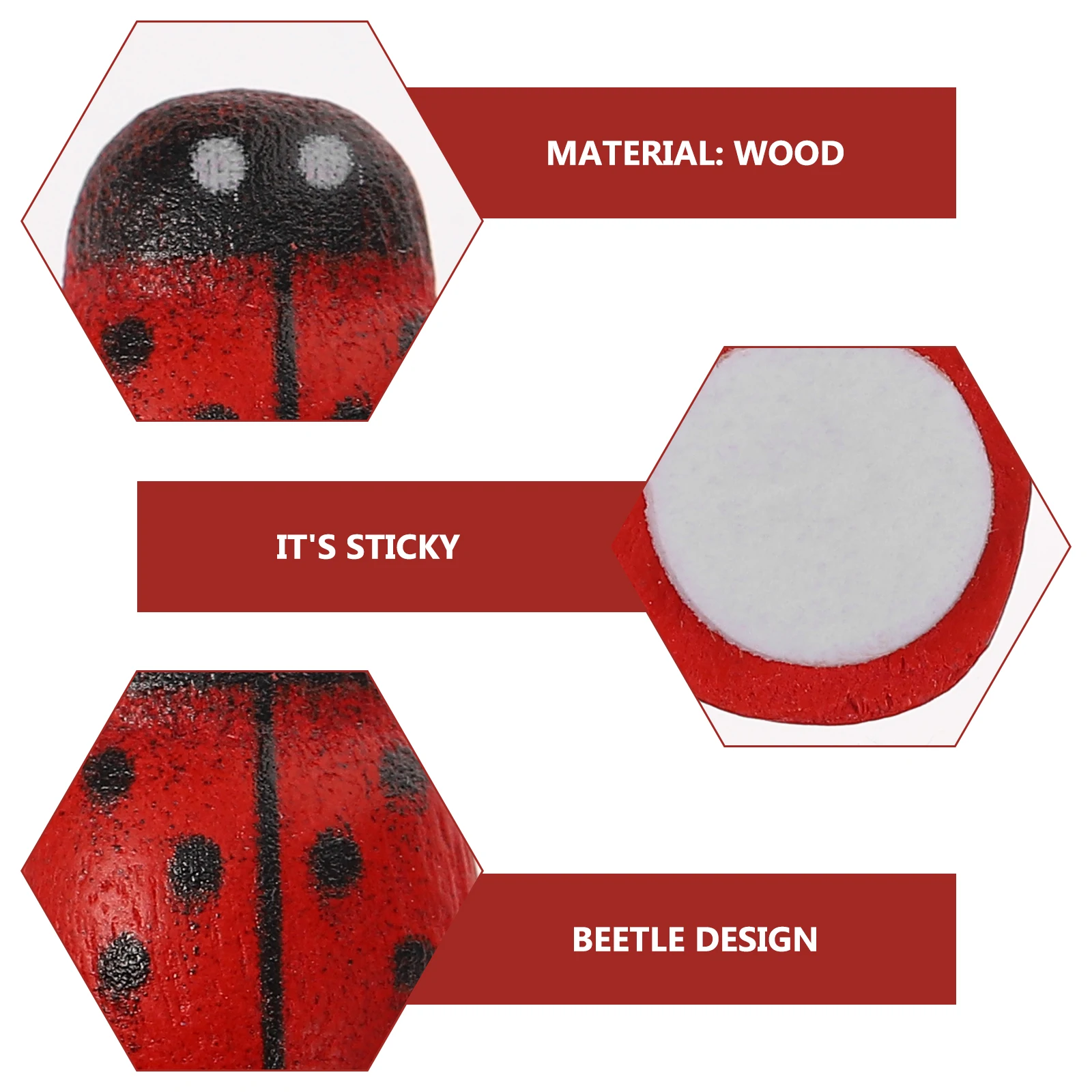 100pcs Wooden Beetle Ornaments Ladybugs Decor Colorful Mini Adhesive Stickers Garden Landscape Self-Adhesive Embellishment 
100pcs Wooden Beetle Ornaments Ladybugs Decor Colorful Mini Adhesive Stickers Garden Landscape Self-Adhesive Embellishment
