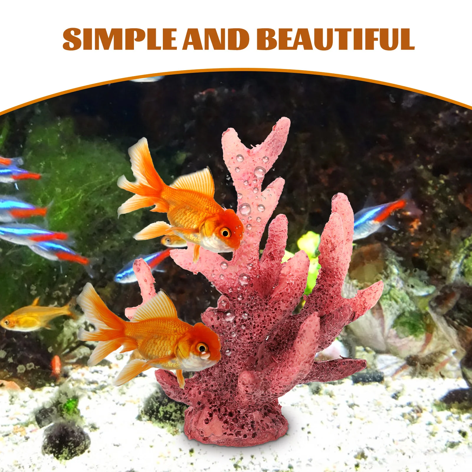 4Pcs Fake Coral Decor for Fish Tank Wear-Resistant Artificial Plants DIY Aquarium Decorations Delicate Landscape Coral
4Pcs Fake Coral Decor for Fish Tank Wear-Resistant Artificial Plants DIY Aquarium Decorations Delicate Landscape Coral