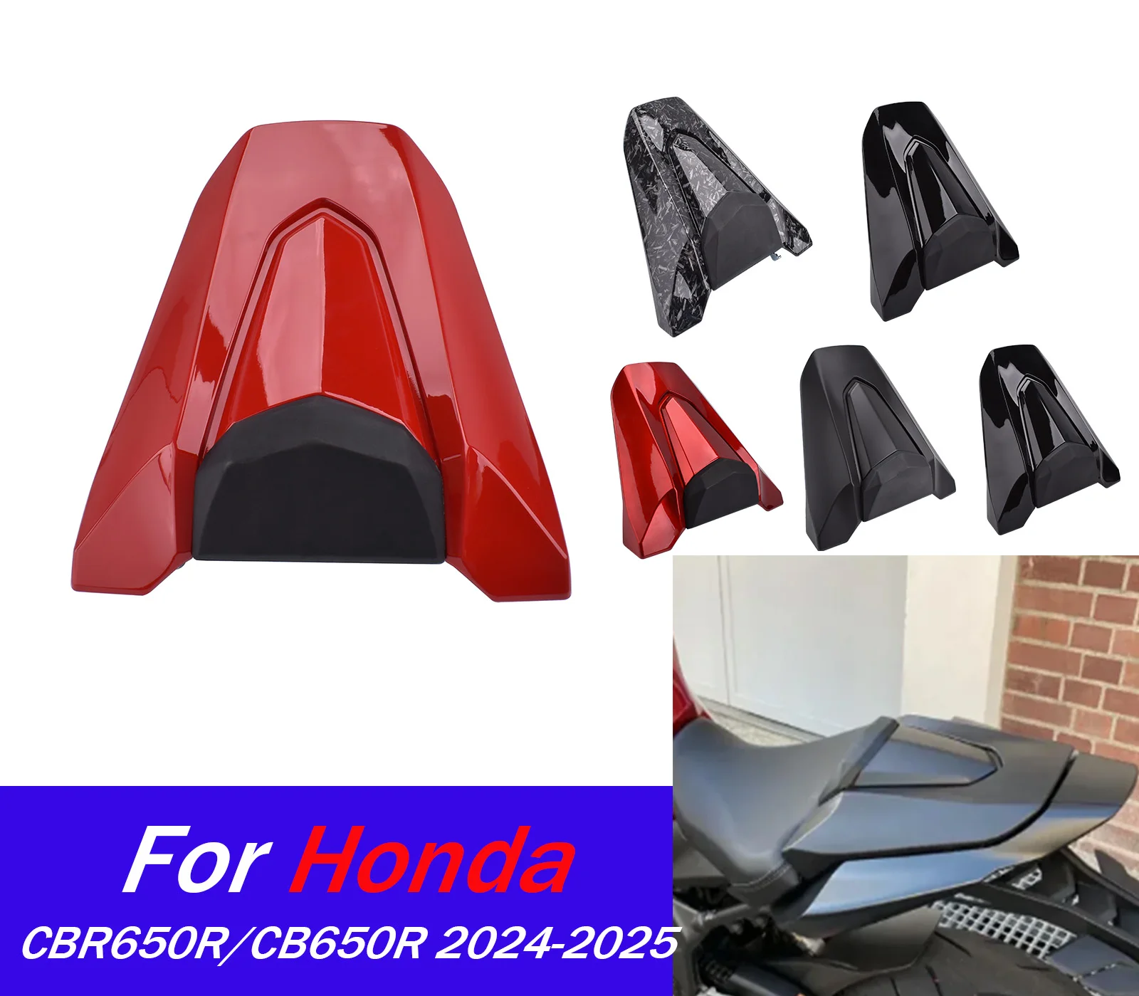 For CB650R CBR650R Rear Seat Tail Cover Fairing Cowl For Honda CB650R CBR650R 2024 2025 CB CBR 650R Passenger Seat Cowl Parts
For CB650R CBR650R Rear Seat Tail Cover Fairing Cowl For Honda CB650R CBR650R 2024 2025 CB CBR 650R Passenger Seat Cowl Parts