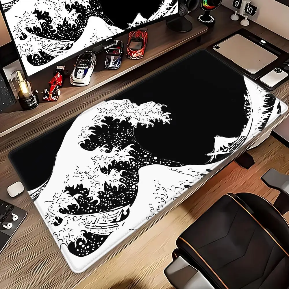 Minimalist White Mouse Mat Large Mousepad Great Wave Mousepads Keyboard Mat XXL Pc HD Desk Mats Company Mouse PadHYBXAXC
Minimalist White Mouse Mat Large Mousepad Great Wave Mousepads Keyboard Mat XXL Pc HD Desk Mats Company Mouse PadHYBXAXC