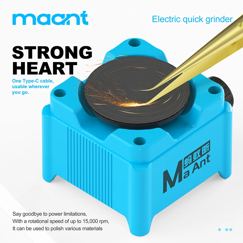 MAANT KM1 Electric Quick Grinder Grinding Machine Multi Function Grinder Repairing Tool for Tweezers Blades
MAANT KM1 Electric Quick Grinder Grinding Machine Multi Function Grinder Repairing Tool for Tweezers Blades