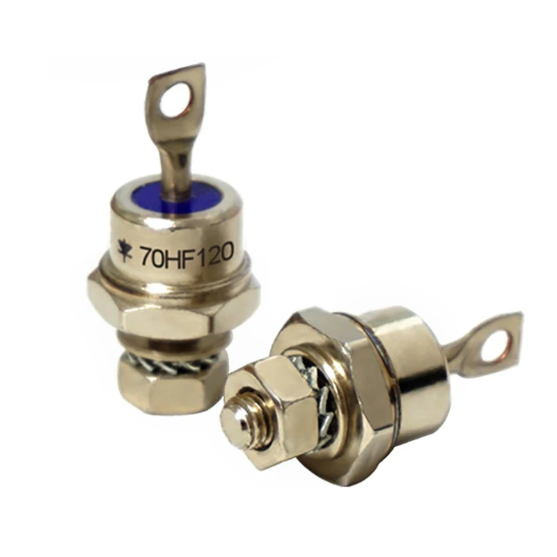1PC 70HF120 Spiral Rectifier Diode 1200V 70A 70HFR120 Blocking Diode Chassis Stud Mounting Replacement for Battery·
1PC 70HF120 Spiral Rectifier Diode 1200V 70A 70HFR120 Blocking Diode Chassis Stud Mounting Replacement for Battery·