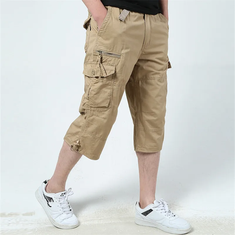 Calf Length Pants Men Cotton Outdoor Casual Cargo Pants Men Multi Pocket Military Breathable Mens Fashion Joggers Trousers Man
Calf Length Pants Men Cotton Outdoor Casual Cargo Pants Men Multi Pocket Military Breathable Mens Fashion Joggers Trousers Man