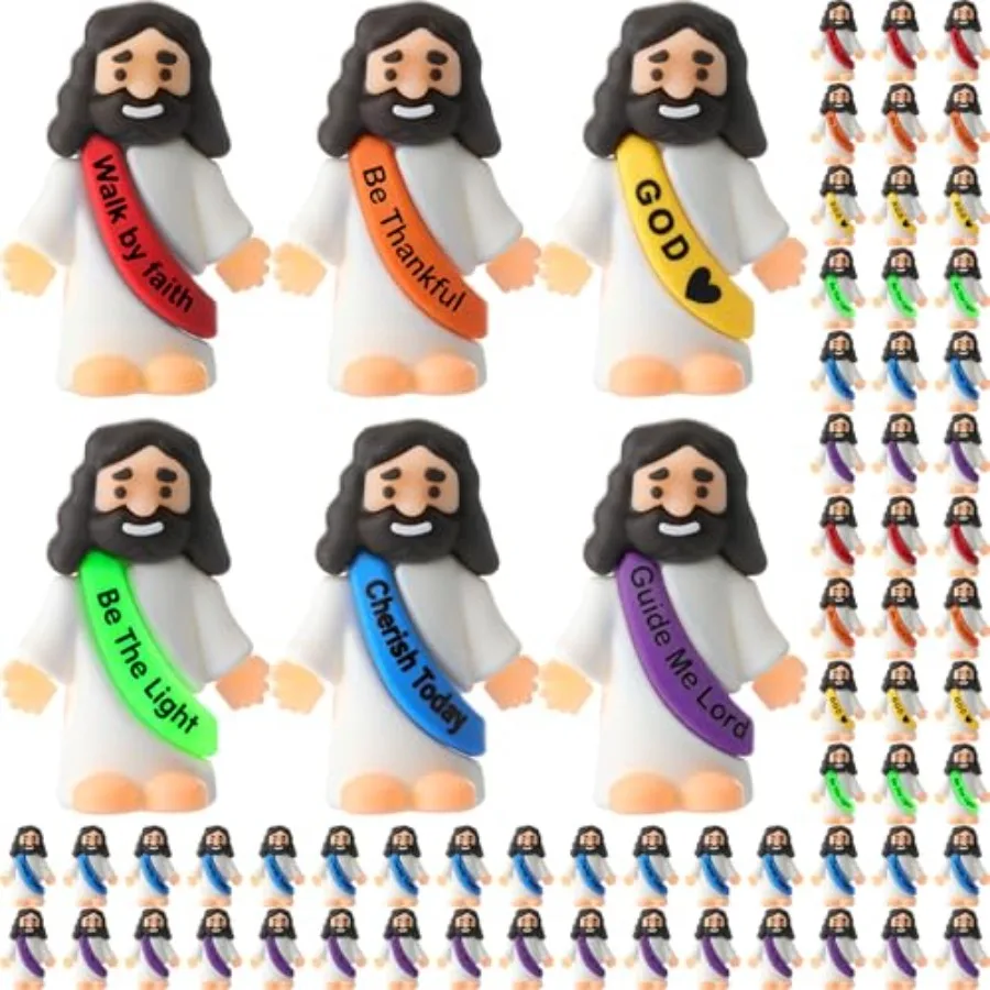 200 Pack Mini Jesus Figurines Bulk Tiny Jesus Toys Little Figures Miniature Doll to Hide and Seek Religious Party Favors Sunday
200 Pack Mini Jesus Figurines Bulk Tiny Jesus Toys Little Figures Miniature Doll to Hide and Seek Religious Party Favors Sunday