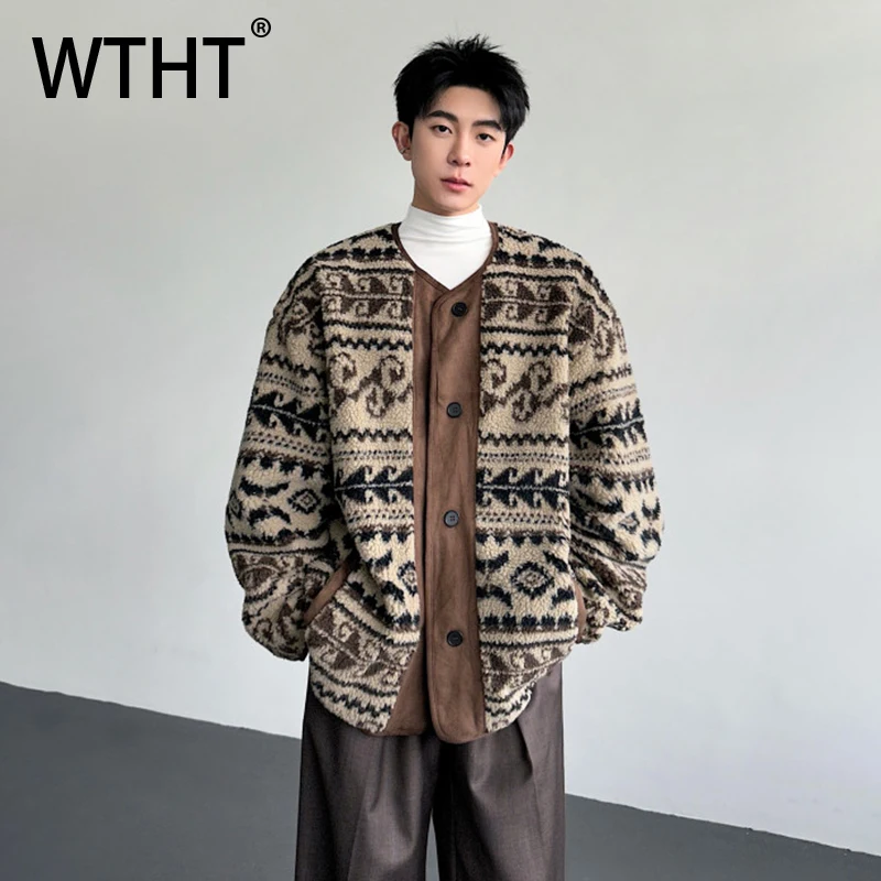 WTHT Fashion 2025 Winter Men's Fake Two-pieve Print Casual Coats Trendy Round Collar Single Breasted Jackets Male 2A2606
WTHT Fashion 2025 Winter Men's Fake Two-pieve Print Casual Coats Trendy Round Collar Single Breasted Jackets Male 2A2606