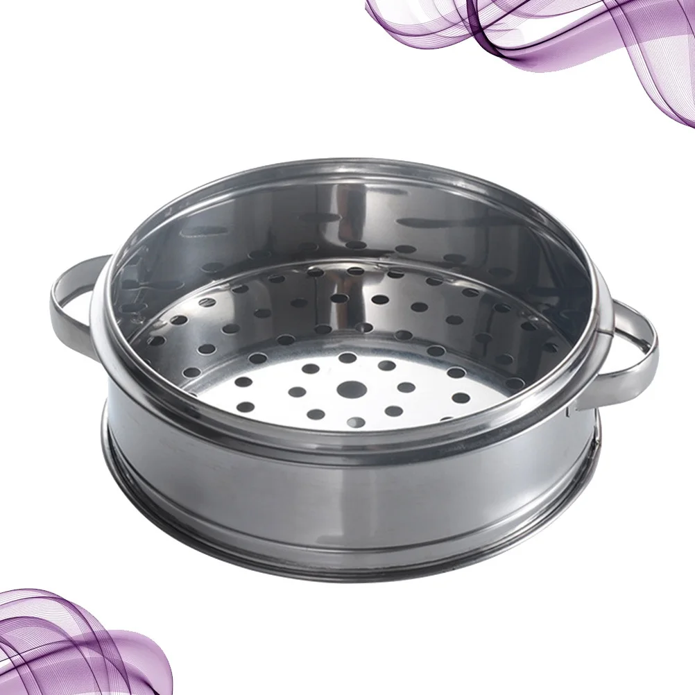 16cm Stainless Steel Steamer Steamed Buns Basket Thickened Body Circle Kitchen Home Cookware Steamer Vent
16cm Stainless Steel Steamer Steamed Buns Basket Thickened Body Circle Kitchen Home Cookware Steamer Vent
