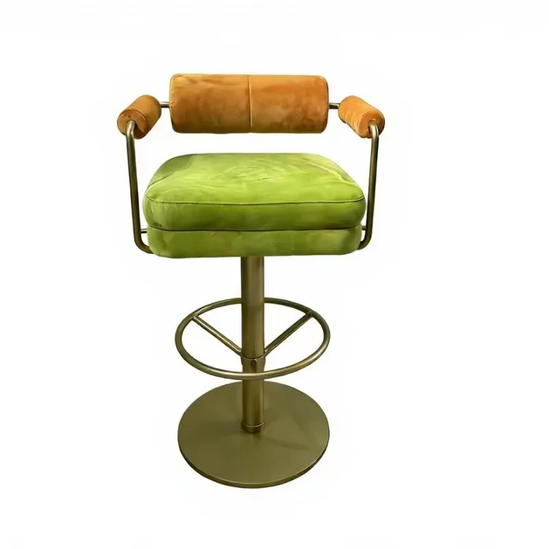 Modern Adjustable Metal Bar Stool Luxury Velvet Design Bar Chair Suitable for Living Rooms, Hotels and Home Bars
Modern Adjustable Metal Bar Stool Luxury Velvet Design Bar Chair Suitable for Living Rooms, Hotels and Home Bars