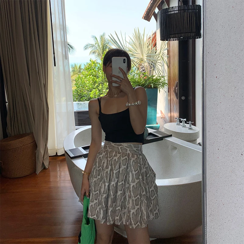 Bluetique Snake Skin Print Skirt Spring 202 Sexy Women's Flavor f-length Skirt A-Line Silhouette Midi Skirt
Bluetique Snake Skin Print Skirt Spring 202 Sexy Women's Flavor f-length Skirt A-Line Silhouette Midi Skirt