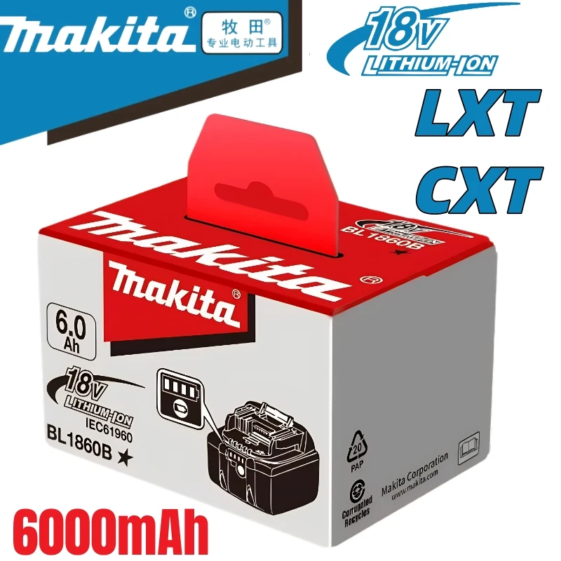 Makita 18V Battery 6Ah, Compatible with Batterie Makita 18V Tools, Lithium-Ion Technology,DHL
Makita 18V Battery 6Ah, Compatible with Batterie Makita 18V Tools, Lithium-Ion Technology,DHL