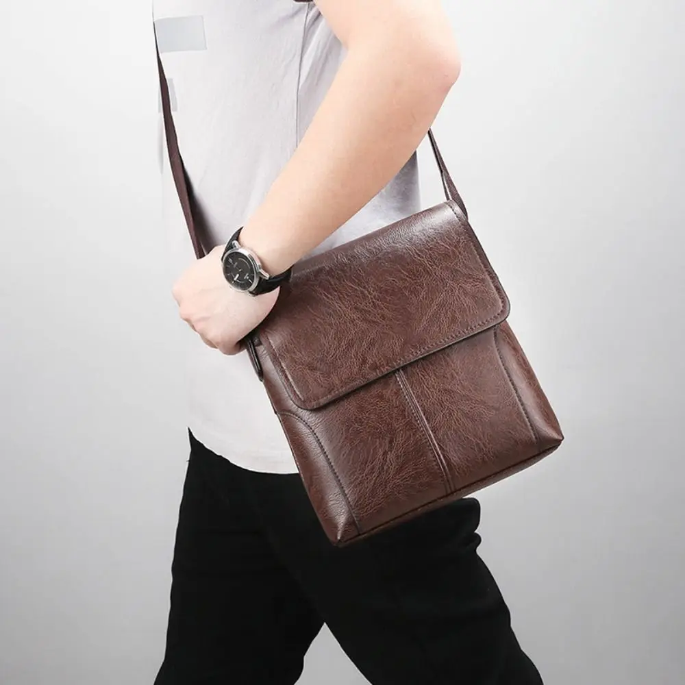 Sling PU Leather Men's Shoulder Bags Big Capacity Square Crossbody Bags Portable Small Essentials Phone Pouch Fashion Accessory
Sling PU Leather Men's Shoulder Bags Big Capacity Square Crossbody Bags Portable Small Essentials Phone Pouch Fashion Accessory