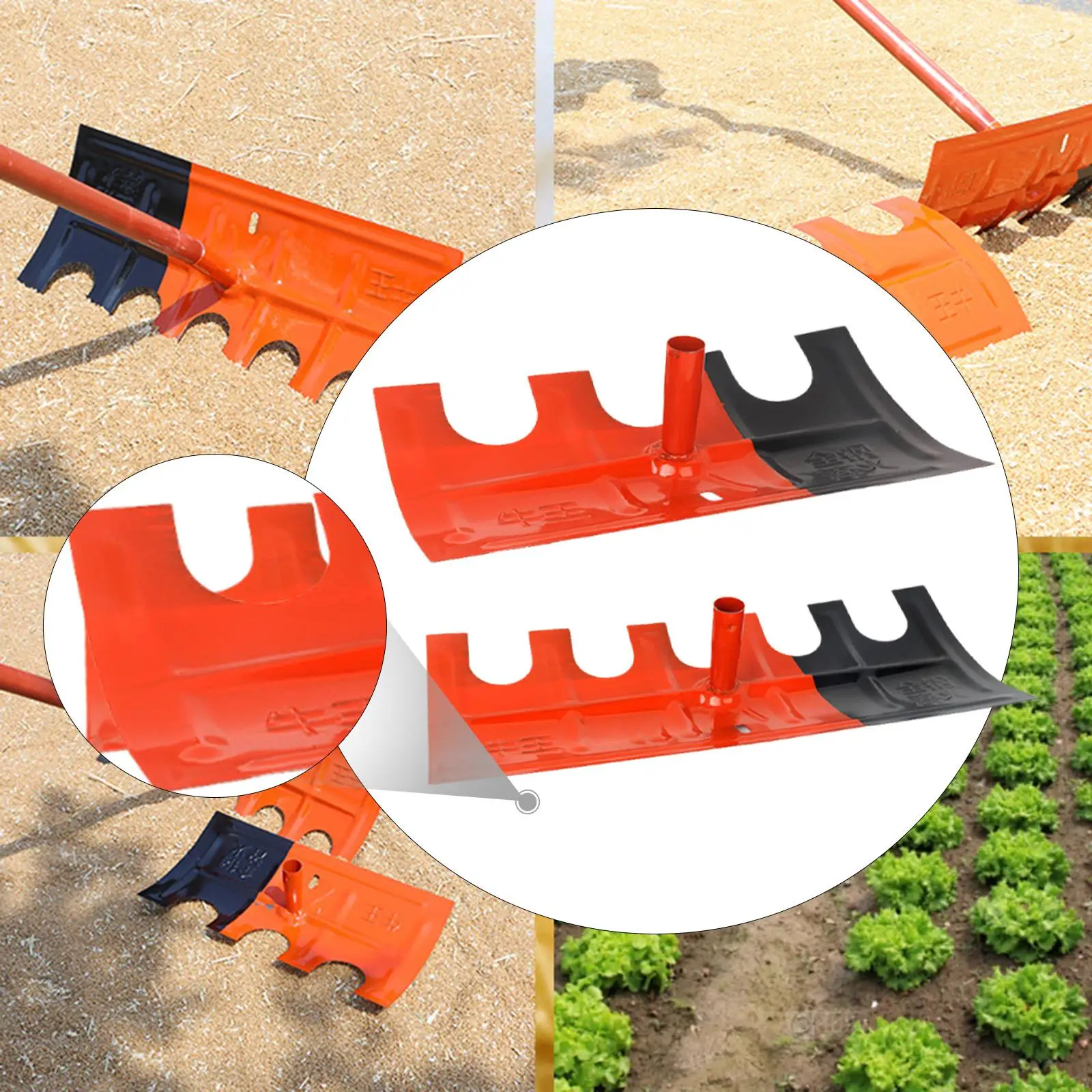 Grain Drying Rake Head Only Carbon Steel Practical Multi Tooth Lightweight Farmyard Sturdy Pushing Manual Agricultural Tool
Grain Drying Rake Head Only Carbon Steel Practical Multi Tooth Lightweight Farmyard Sturdy Pushing Manual Agricultural Tool