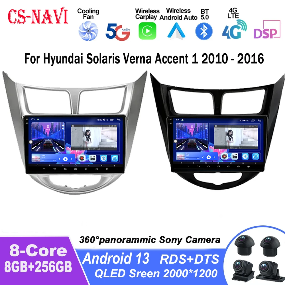 Автомобильный мультимедийный видеоплеер Carplay, Android 13, для Hyundai Solaris Verna Accent 1 2010-2016, GPS, 4G, WIFI
Автомобильный мультимедийный видеоплеер Carplay, Android 13, для Hyundai Solaris Verna Accent 1 2010-2016, GPS, 4G, WIFI