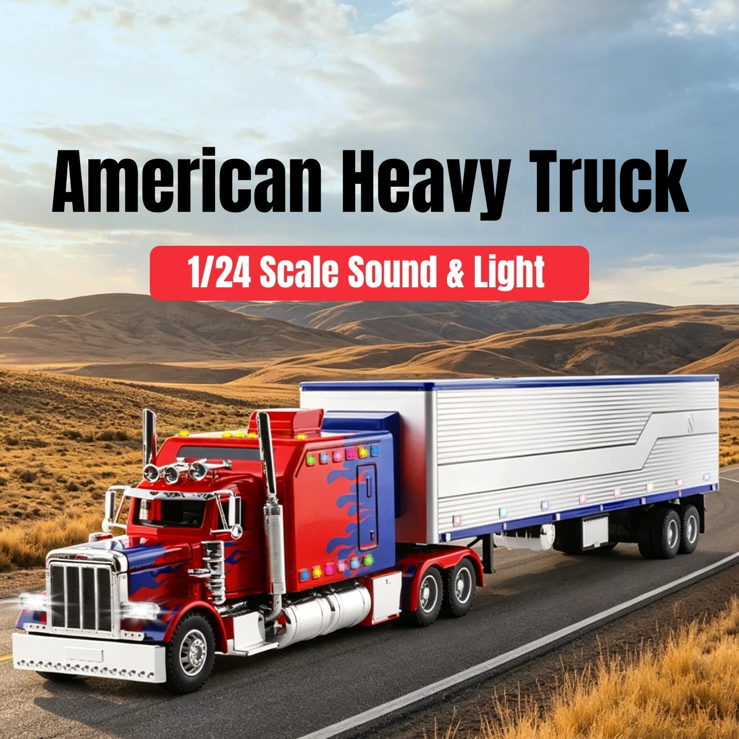 1:24 Peterbilt 389 Platform Trailer Container Transport Tow Truck Toy Car For Children Diecast Vehicle Model Collection Gift Boy
1:24 Peterbilt 389 Platform Trailer Container Transport Tow Truck Toy Car For Children Diecast Vehicle Model Collection Gift Boy