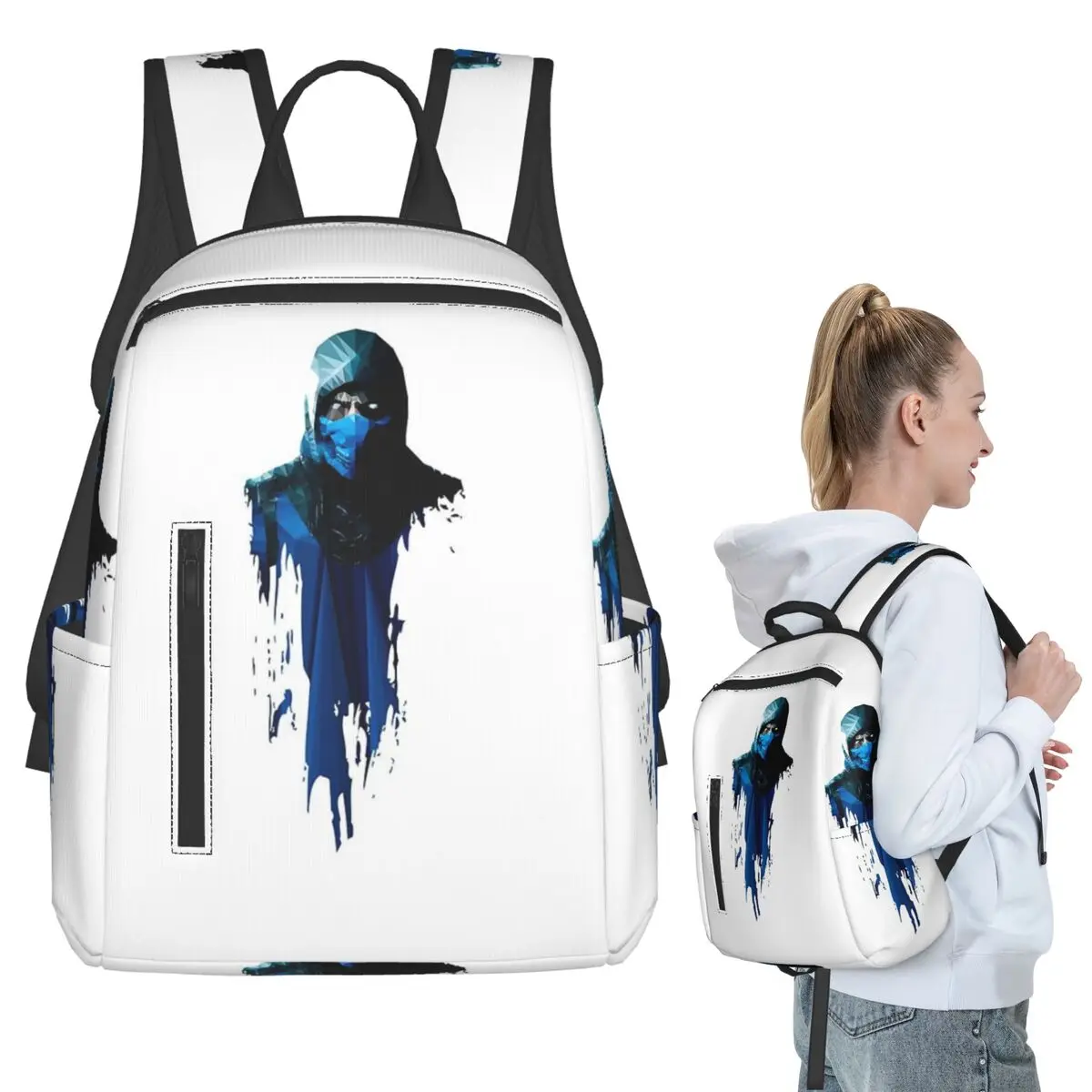 Рюкзак Mortal Kombat Sub-Zero, студенческая сумка для книг, детская школьная сумка, сумки на плечо для компьютера, мужские и женские сумки
Рюкзак Mortal Kombat Sub-Zero, студенческая сумка для книг, детская школьная сумка, сумки на плечо для компьютера, мужские и женские сумки